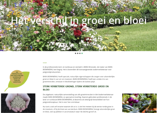 Bara kleimineralen verkrijgbaar bij DeDuurzameTuin.nl 