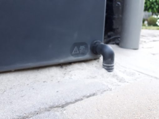 Rainblock aftapkraantje