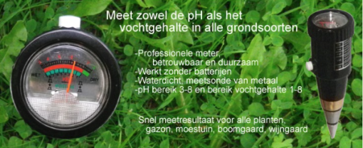 pH- en vochtmeter
