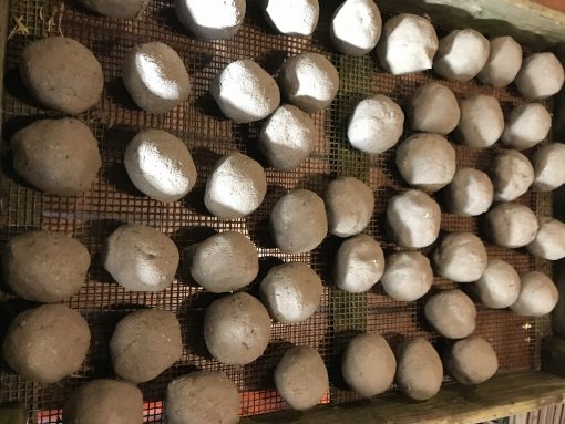 Foto van EM Bokashi vijverballen verkrijgbaar bij DeDuurzameTuin.nl