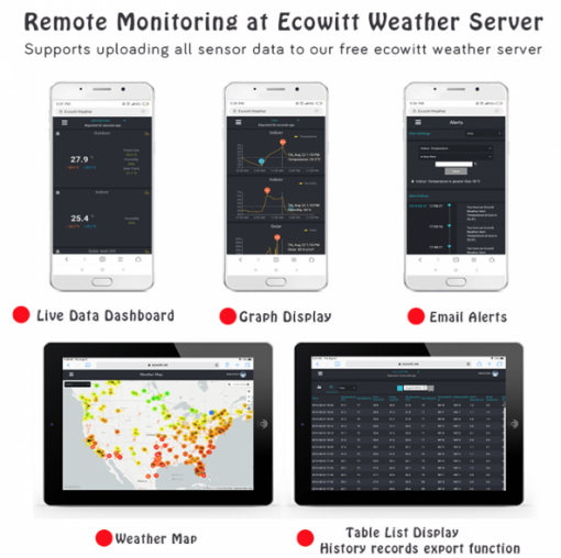 Ecowitt Gateway met sensor