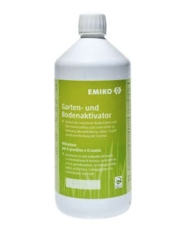 Foto van een fles Composthulp verkrijgbaar bij DeDuurzameTuin.nl