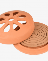 Citronella spiraal in GiftBox van terracotta