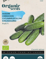 Foto van een zakje met Augurk Bio zaadjes verkrijgbaar bij DeDuurzameTuin.nl