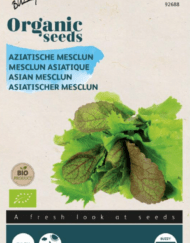 Zakje met Aziatische Mesclun Bio zaden verkrijgbaar bij DeDuurzameTuin.nl