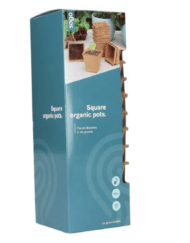 SOGO Biologische Potjes 8cm. verkrijgbaar bij DeDuurzameTuin.nl