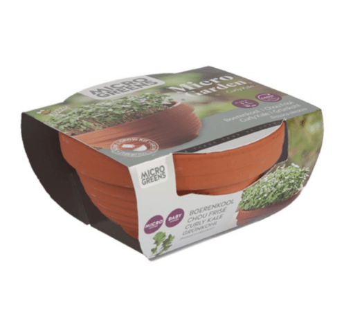 Microgreens schaal Boerenkool verkrijgbaar bij DeDuurzameTuin.nl