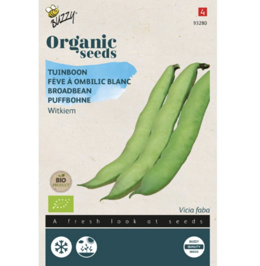 Tuinboon Bio verkrijgbaar bij DeDuurzameTuin.nl