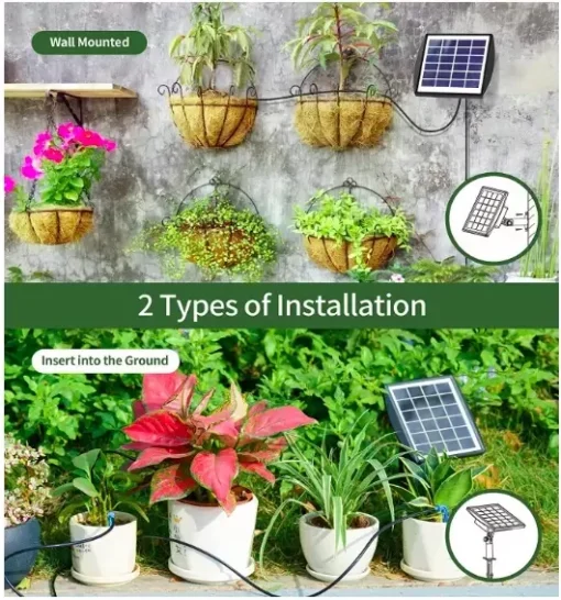 Irrigatiesysteem voor 15 potplanten installatiemethoden 2