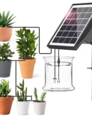Irrigatiesysteem voor 15 potplanten op zonne-energie