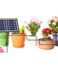 Irrigatiesysteem voor 30 potplanten op zonne-energie