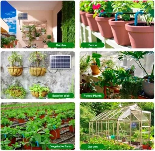 Irrigatiesysteem voor 30 potplanten toepassing