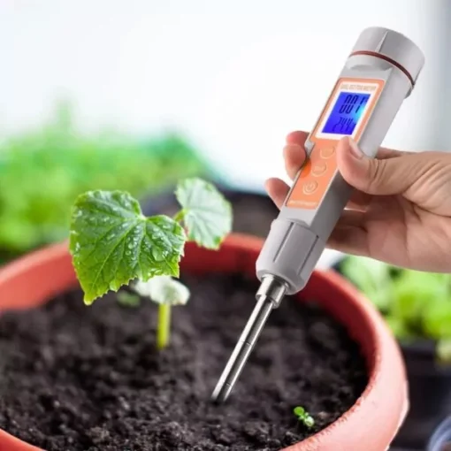 EC-TDS-Temperatuur Grondmeter