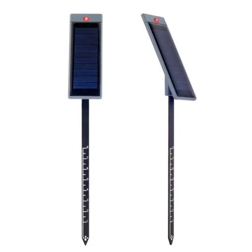 Grondvochtsensor met lichtalarm op zonnecel