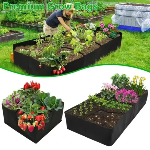 PlantGrowBag kant en klaar verhoogd moestuinbed in je moestuin