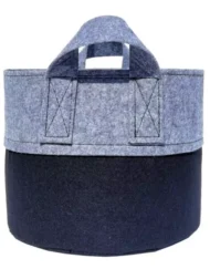 Plantgrowbag kweekzak 18 liter grijs-denim
