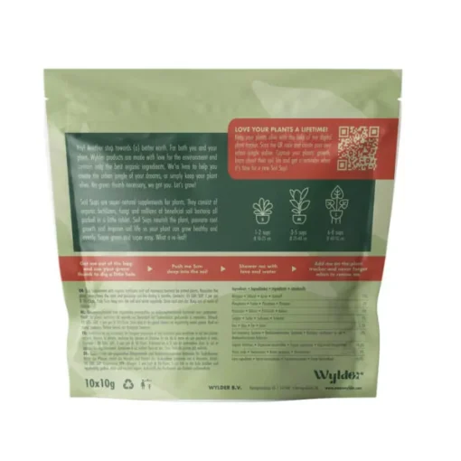 Wylder Soil Sups verpakking van 10 achterkant